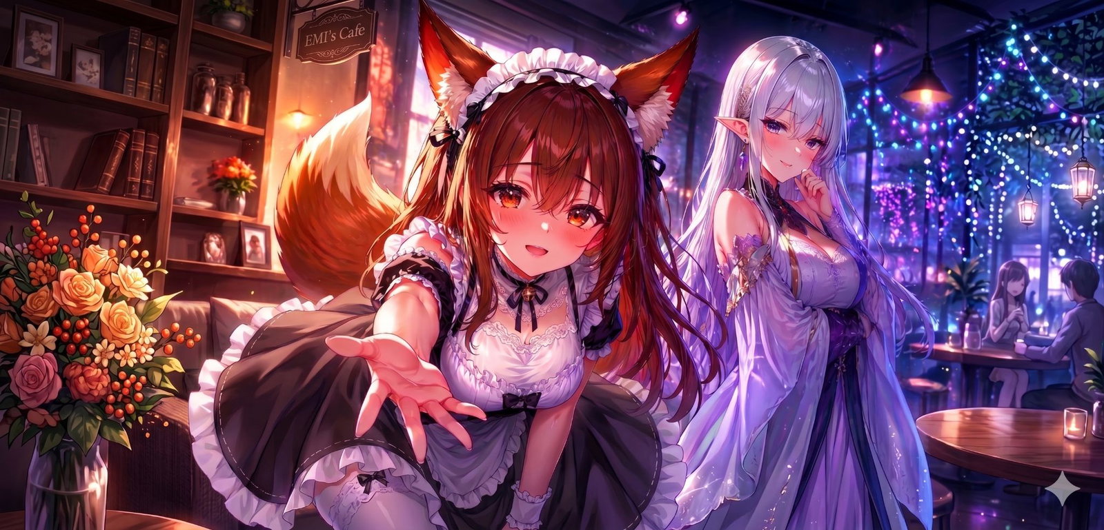 Cover art for My Childhood Friend Maid's Contract, a romance scenario on AI Dungeon