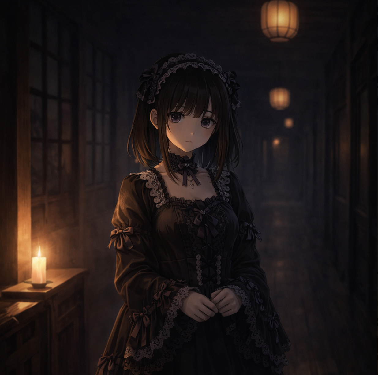 Cover art for Two Weeks at Kurokawa Manor, a psychological horror scenario on AI Dungeon