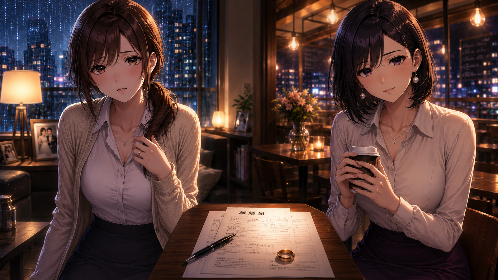 Cover art for The Evidence Says She Cheated… But Something Feels Wrong, a romance scenario on AI Dungeon