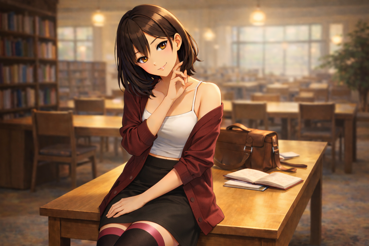 Cover art for She Swears She’s Experienced, a romance scenario on AI Dungeon