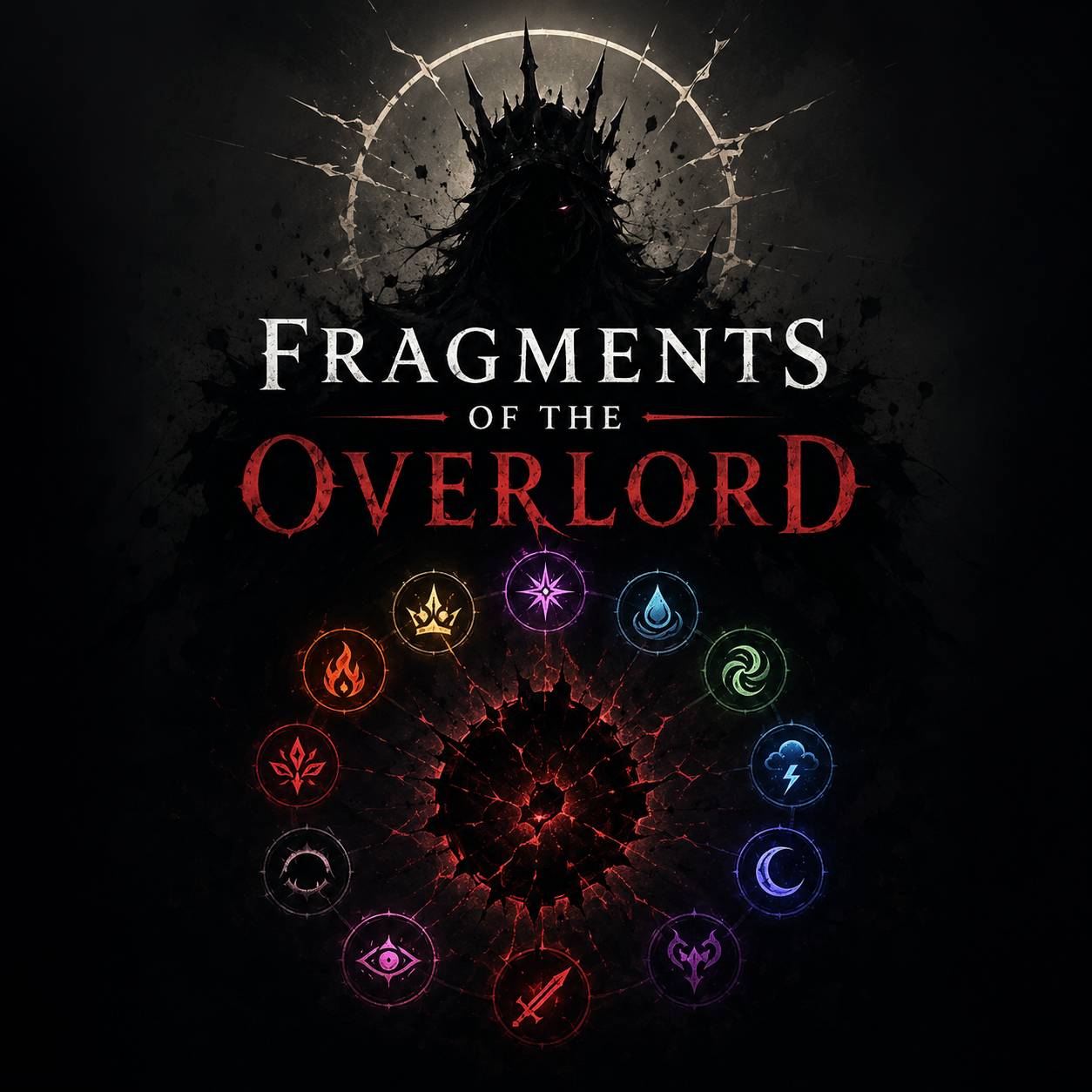 Cover art for Fragments of the Overlord, a magic scenario on AI Dungeon