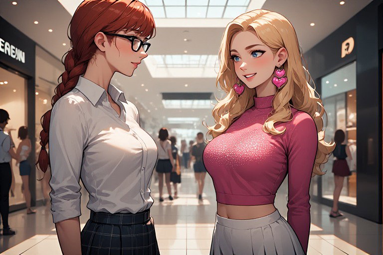 Cover art for Nerd Vs Bimbo, an inner self scenario on AI Dungeon