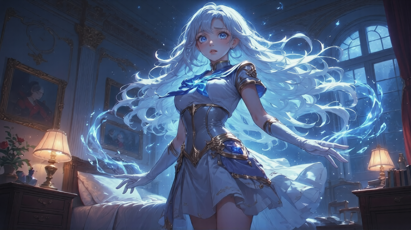 Cover art for Your Daughter Is A Magical Girl, an inner self adventure on AI Dungeon