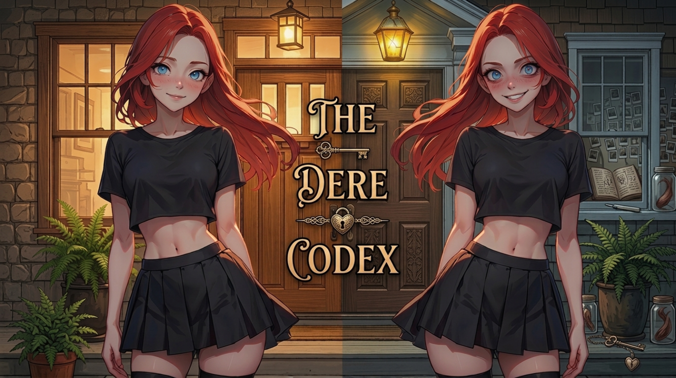 Cover art for The Dere Codex, an innerself scenario on AI Dungeon