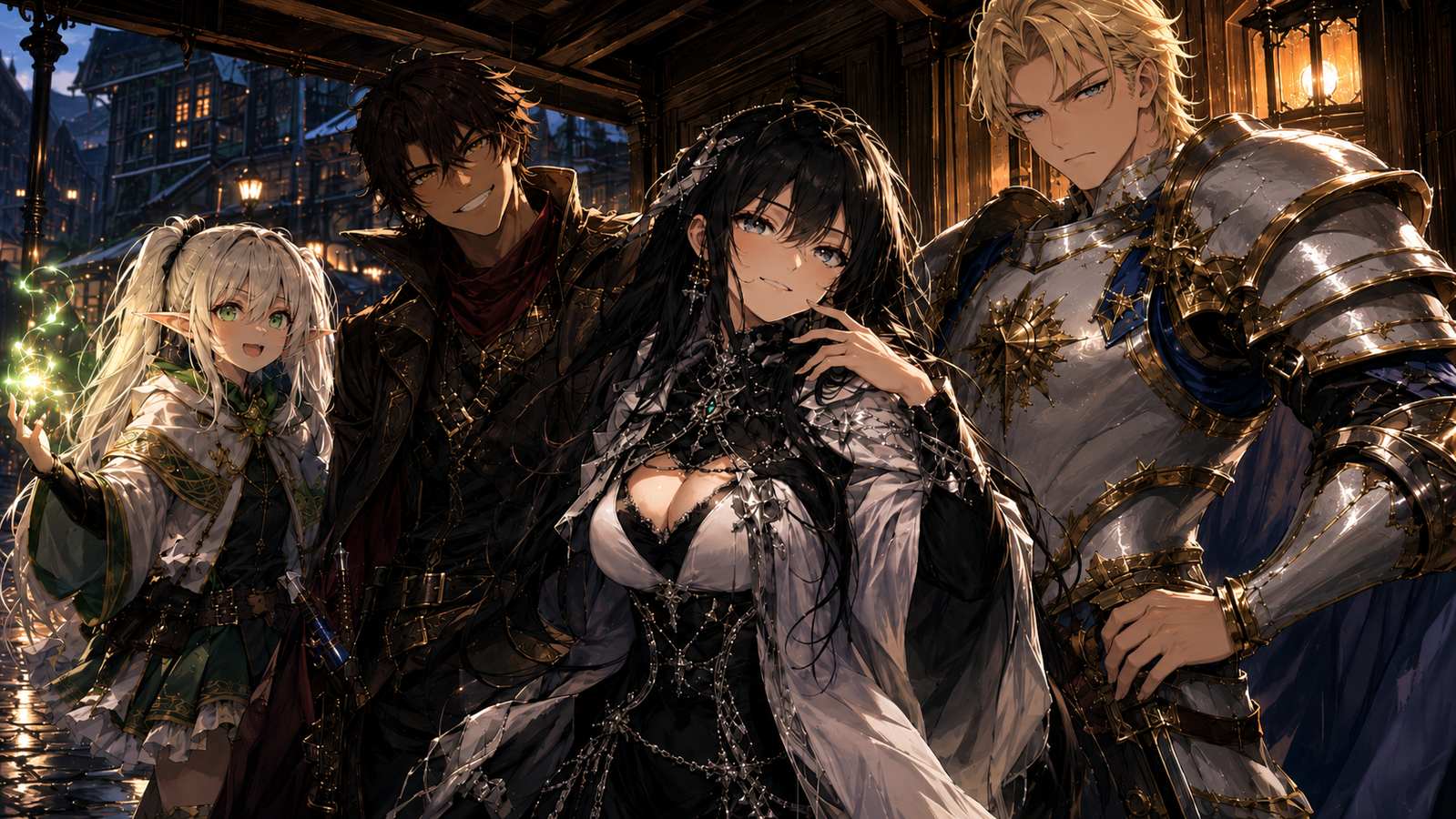 Cover art for Fia & The Jealous Paladin, an azrael scenario on AI Dungeon