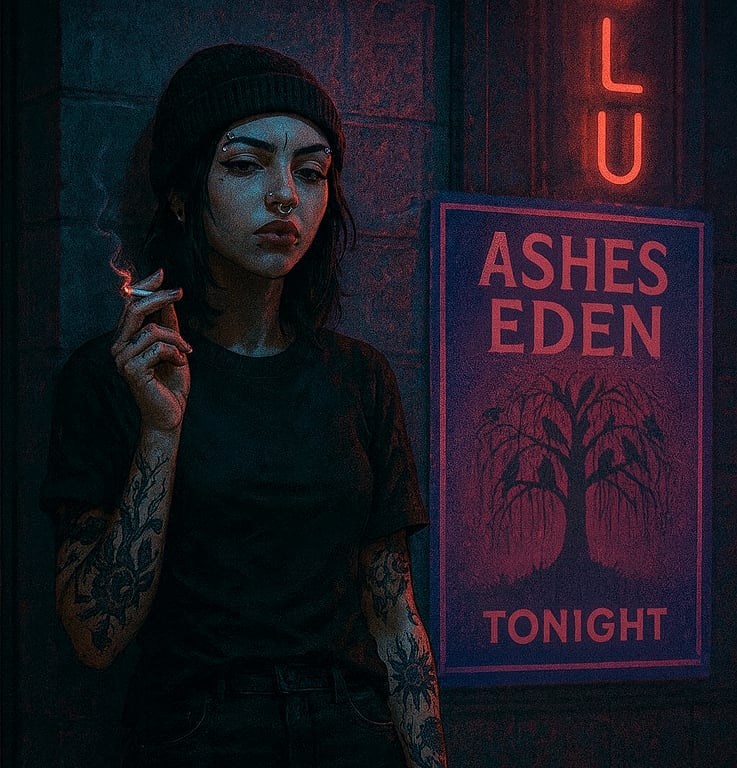 Cover art for Ashes Eden: London Static, a modern scenario on AI Dungeon