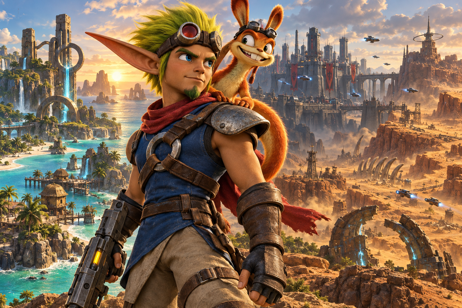 Cover art for Jak & Daxter on Voyage