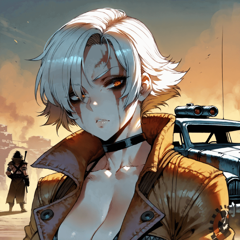 Cover art for Dead Asphalt, a cars scenario on AI Dungeon