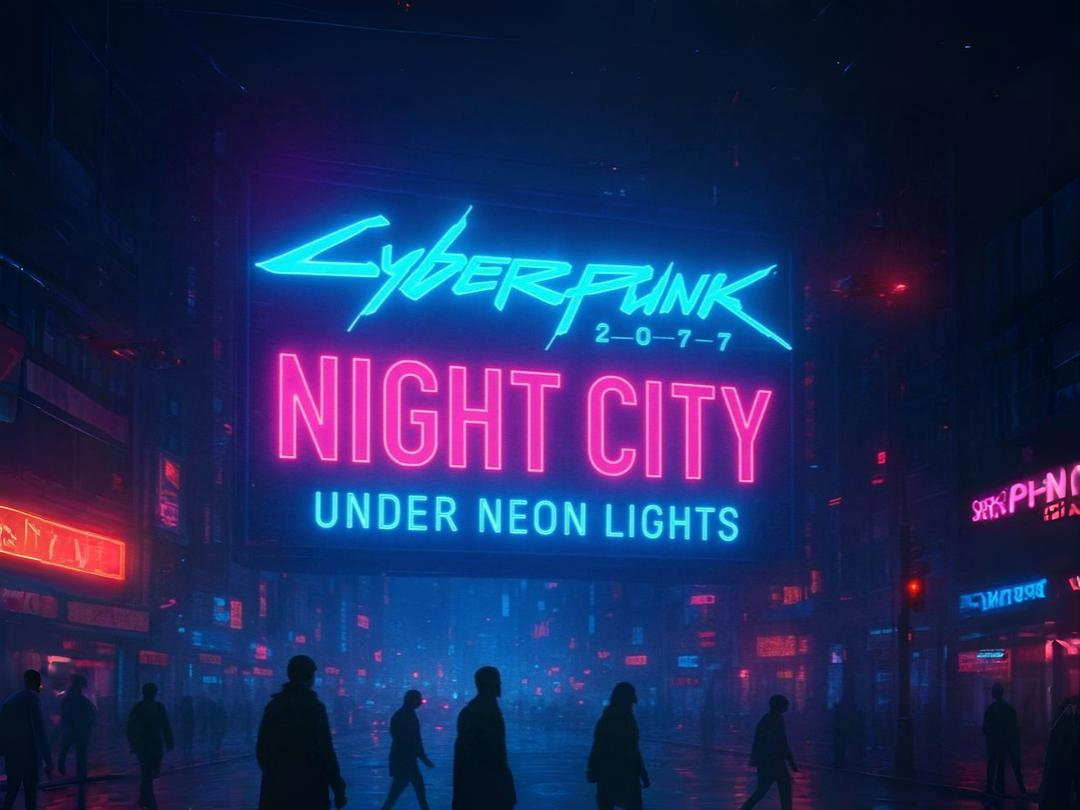 Cover art for Cyberpunk 2077: Night City Under Neon Lights (Fan Scenario) on AI Dungeon