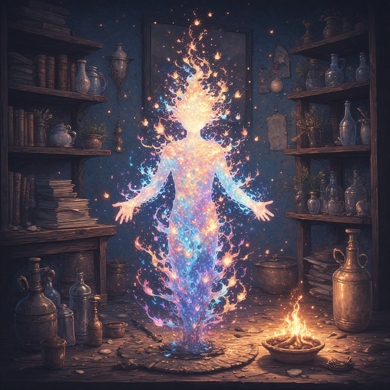 Cover art for The Spirit of the Hearth, a magic scenario on AI Dungeon