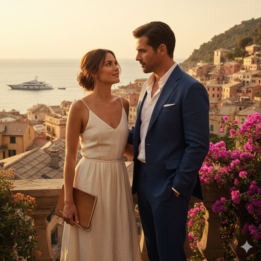 Cover art for The Italian Grand Tour: A Riviera Romance of Class and Conflict, a social divide scenario on AI Dungeon