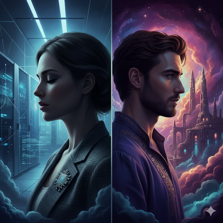 Cover art for The Cartographer of Dreams, a magical realism scenario on AI Dungeon