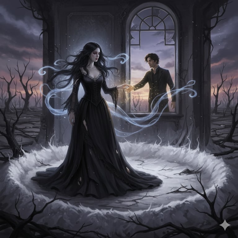 Cover art for Fated to Consume, a gothic romance scenario on AI Dungeon