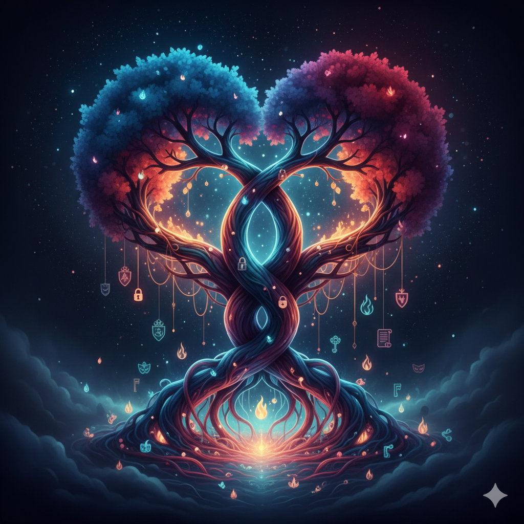 Cover art for Destiny's Design, a romance scenario on AI Dungeon