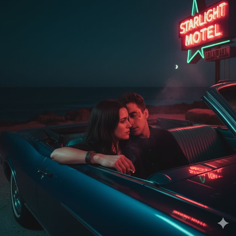 Cover art for The Last Electric Summer, a doomed romance scenario on AI Dungeon