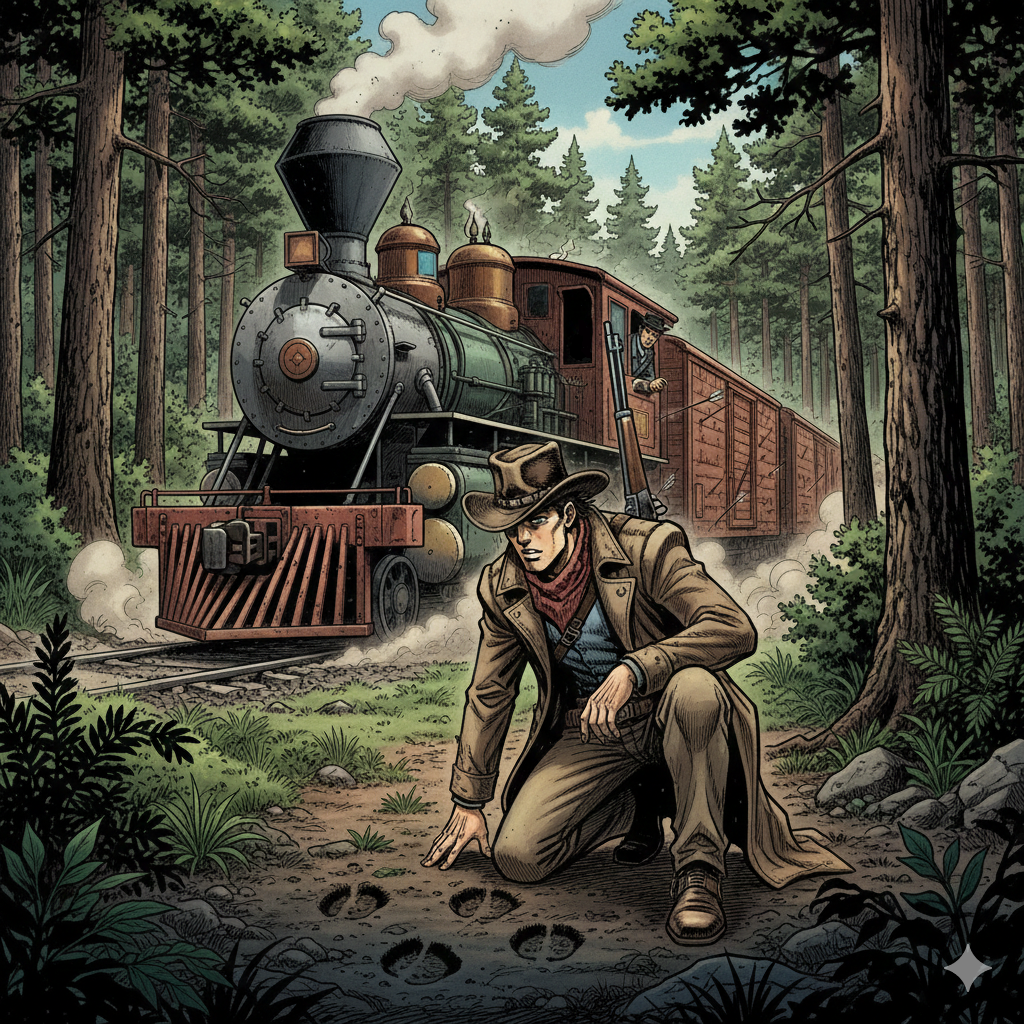 Cover art for Shriven County, a western scenario on AI Dungeon