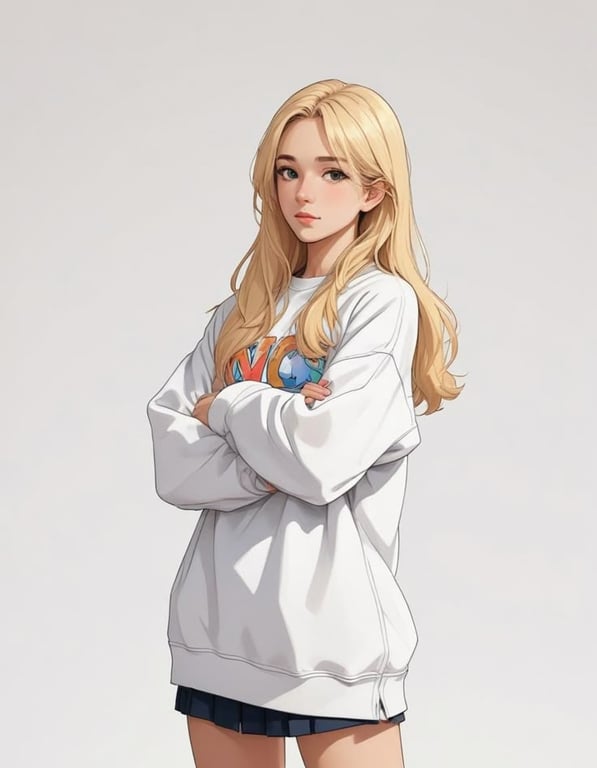 Cover art for Luna (your cute gf), a love scenario on AI Dungeon