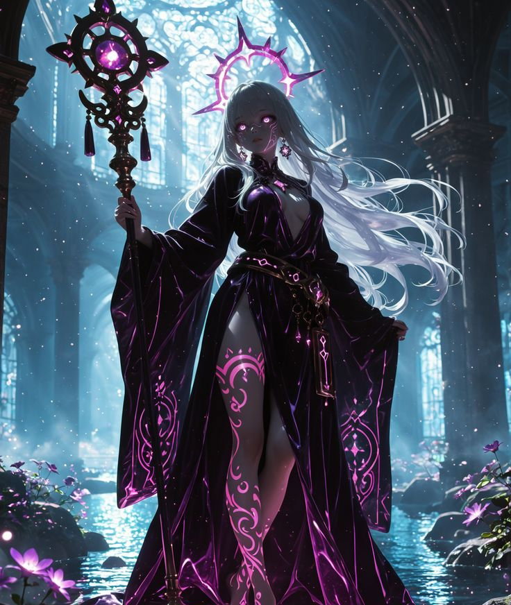 Cover art for My Servant: Arcane Witch, a fantasy scenario on AI Dungeon