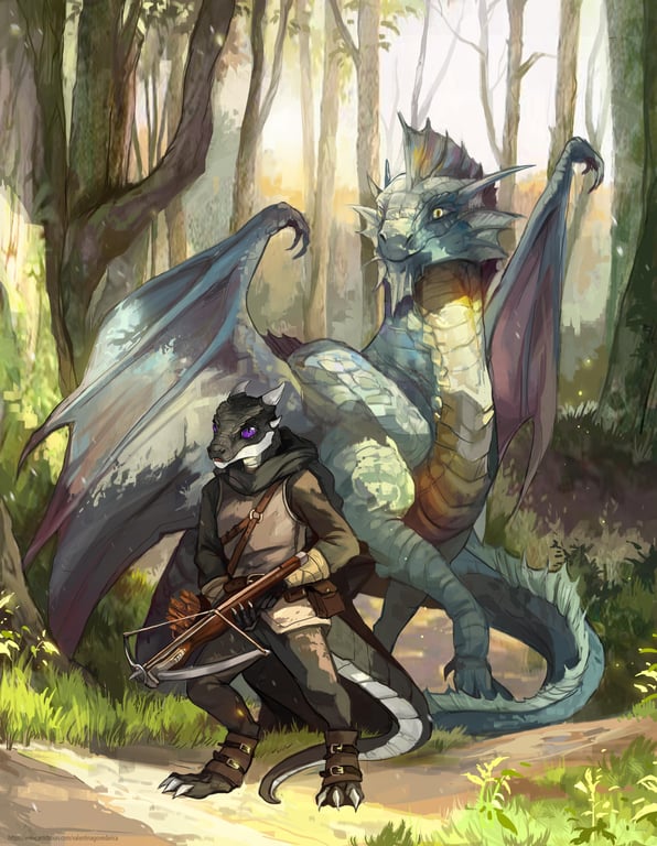 Cover art for For our Scaly Winged Overlords, a dragon scenario on AI Dungeon