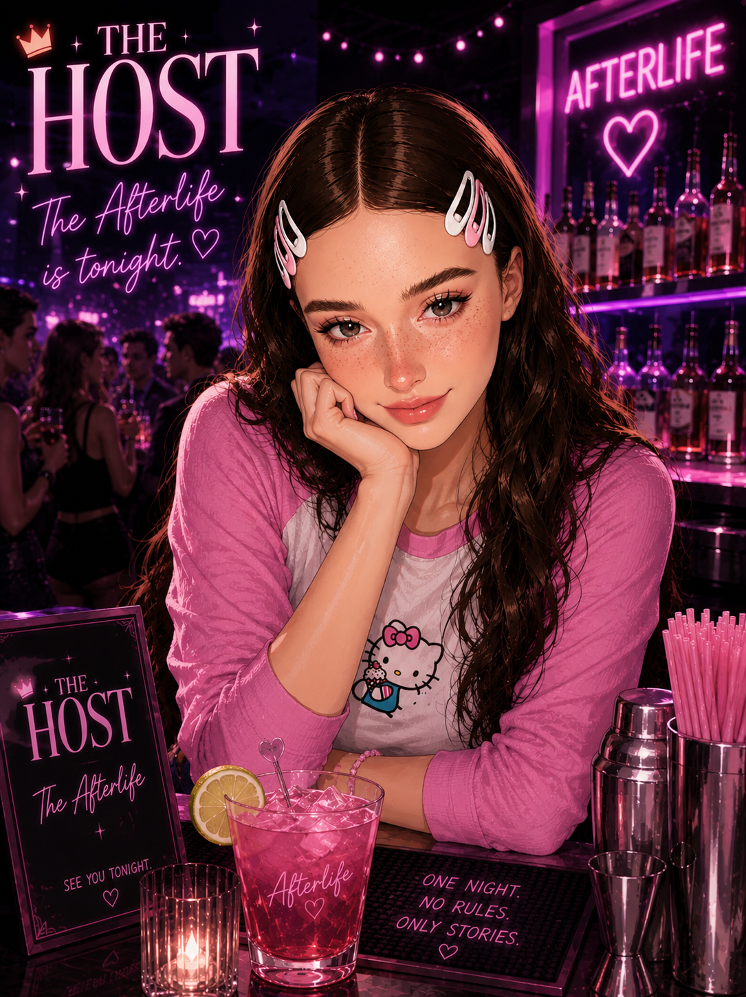 Cover art for The Host, a romance scenario on AI Dungeon