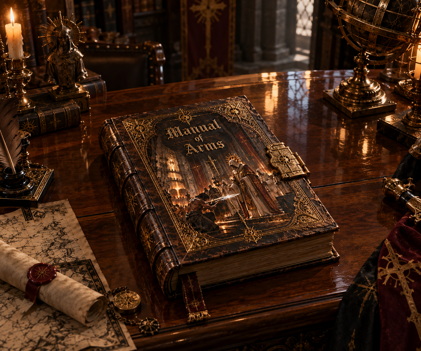 Cover art for Manual of Arms, an overhaul mod on Voyage