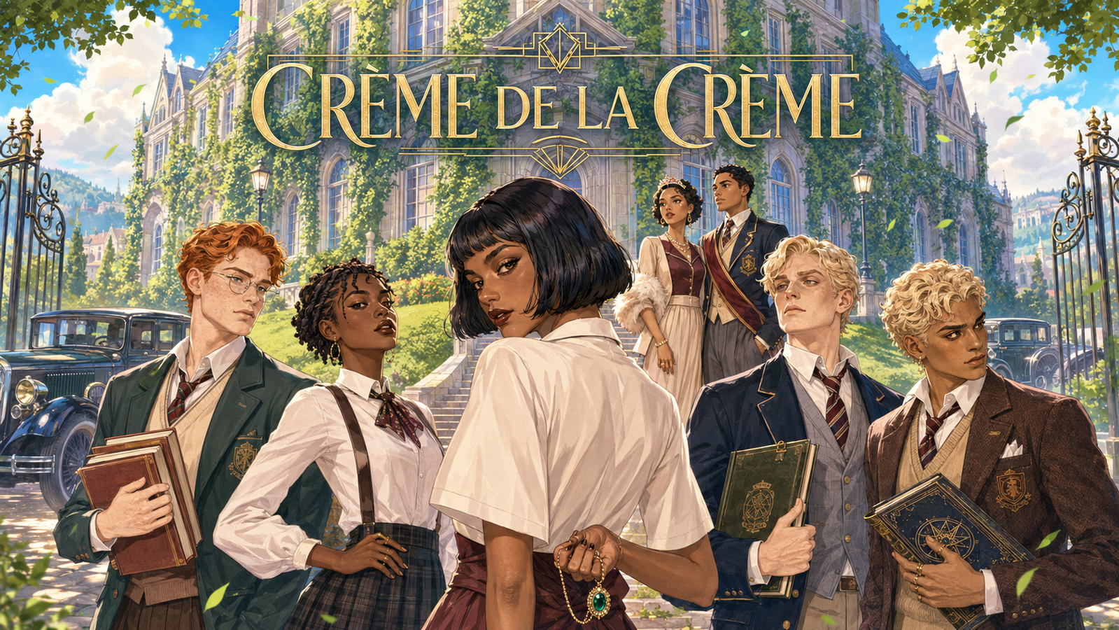 Cover art for Crème de la Crème, a romance scenario on AI Dungeon