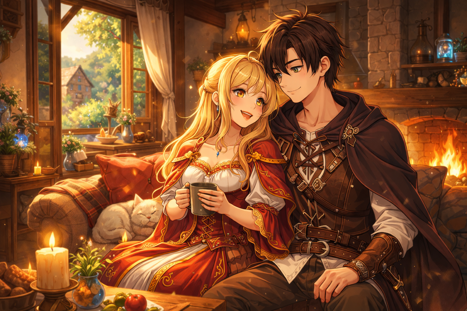 Cover art for Life with your perfect partner!, a romance scenario on AI Dungeon