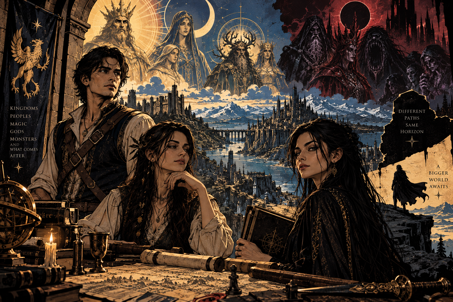 Cover art for The Hollow Crown, a rpg scenario on AI Dungeon