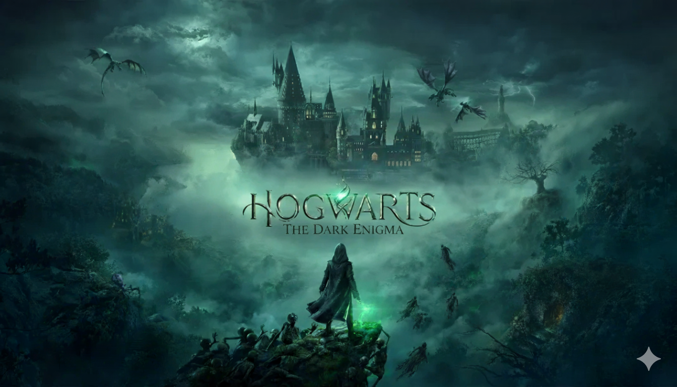 Cover art for HOGWARTS : THE DARK ENIGMA, a magic scenario on AI Dungeon
