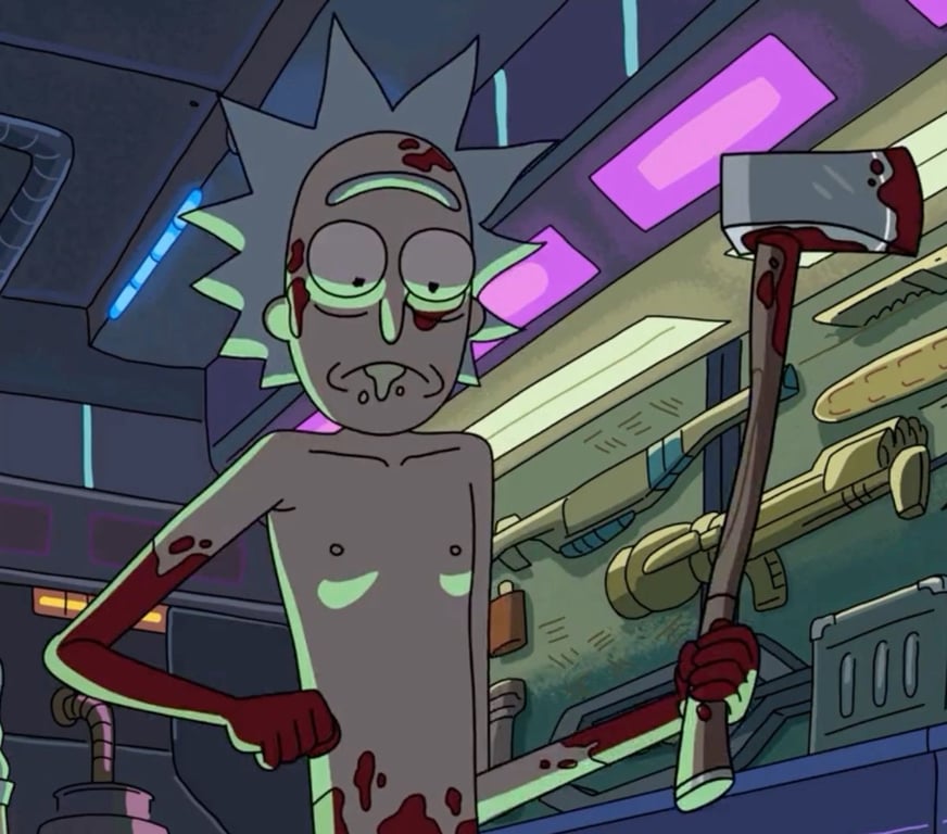 Cover art for Rick Sanchez on AI Dungeon