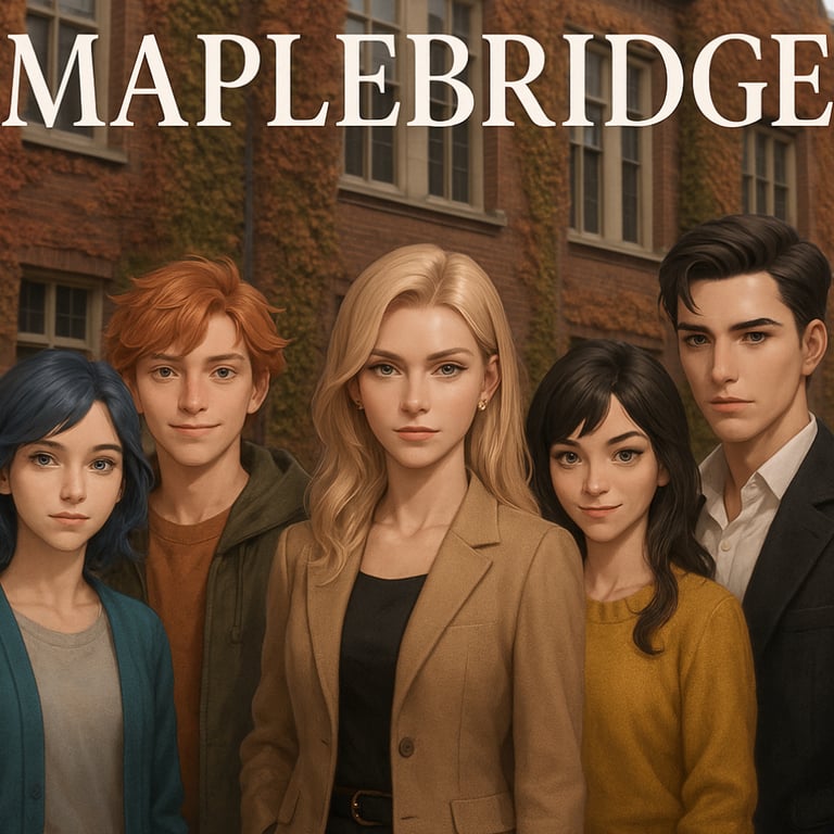 Cover art for Maplebridge, a college scenario on AI Dungeon