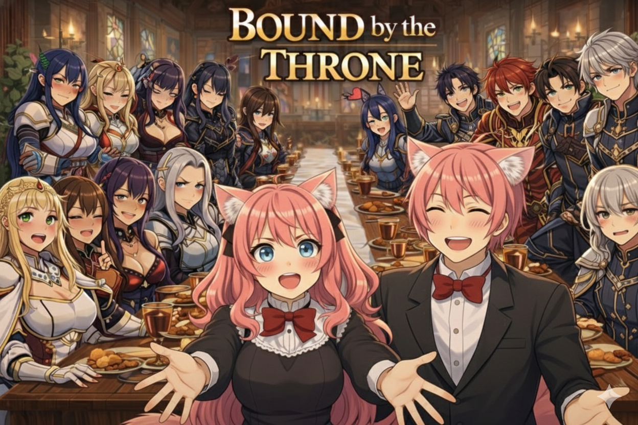 Cover art for Bound by the Throne ♥️, a romance scenario on AI Dungeon