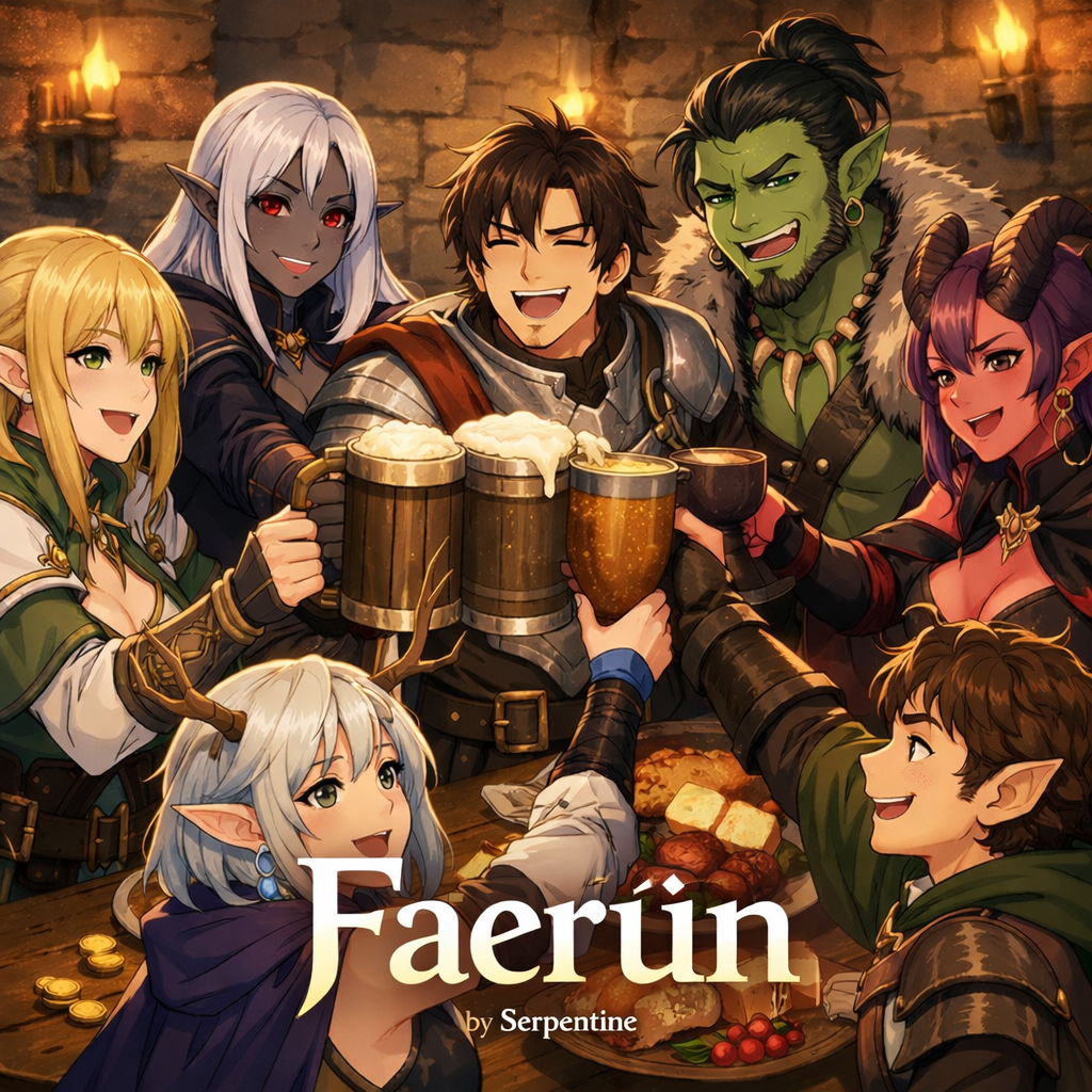 Cover art for Faer没n 馃憫, a fantasy scenario on AI Dungeon