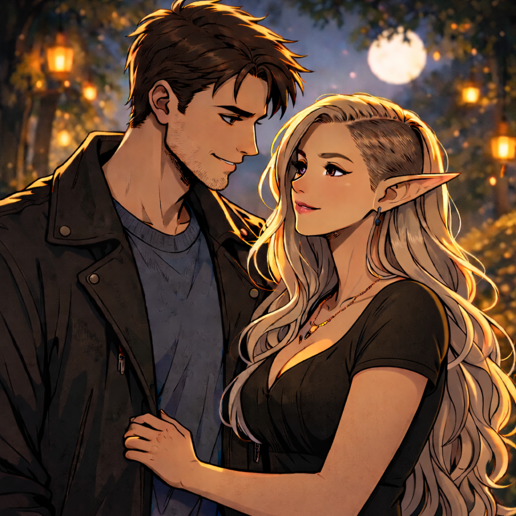 Cover art for Under the Long Night, a modern fantasy scenario on AI Dungeon