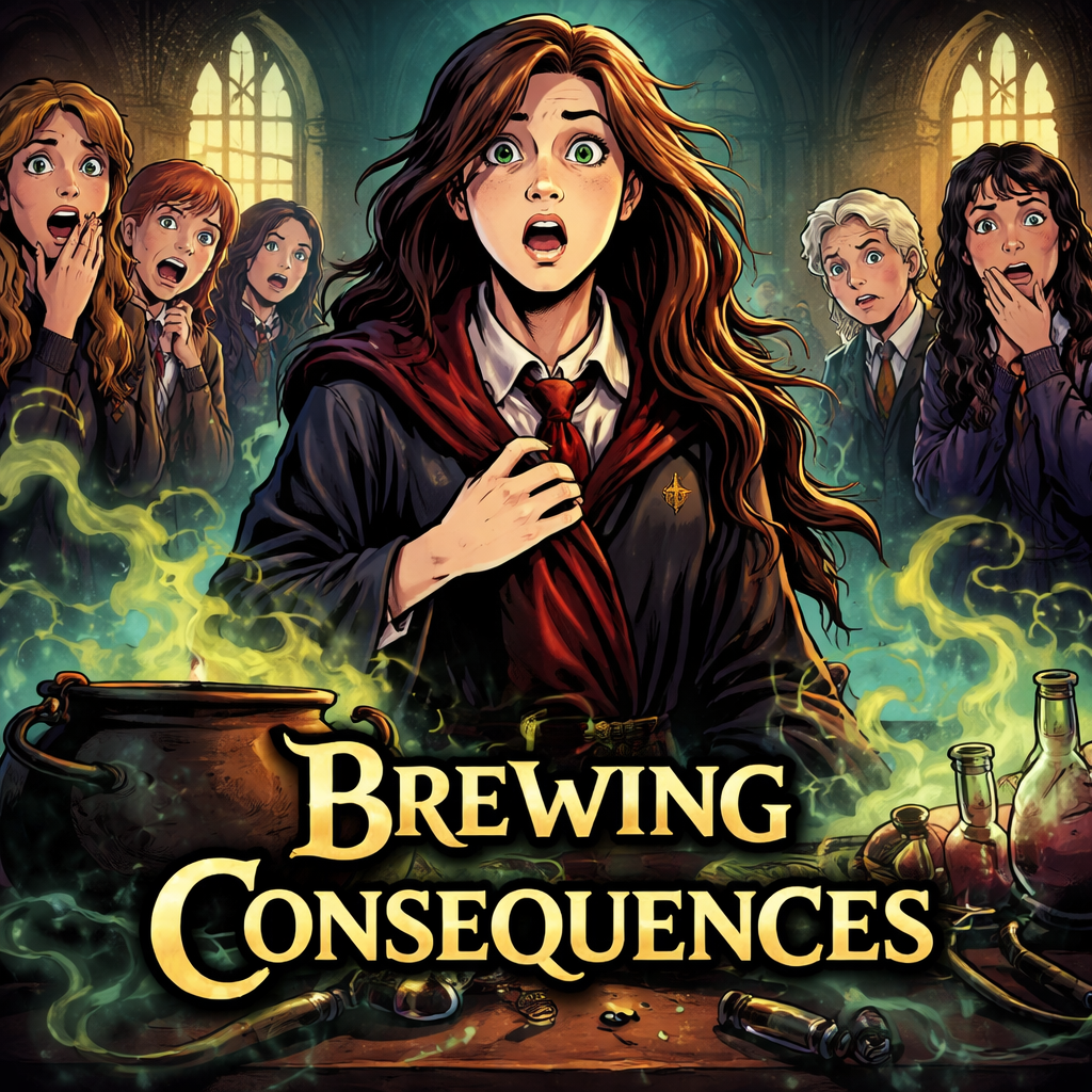 Cover art for Brewing Consequences, a gender swap scenario on AI Dungeon