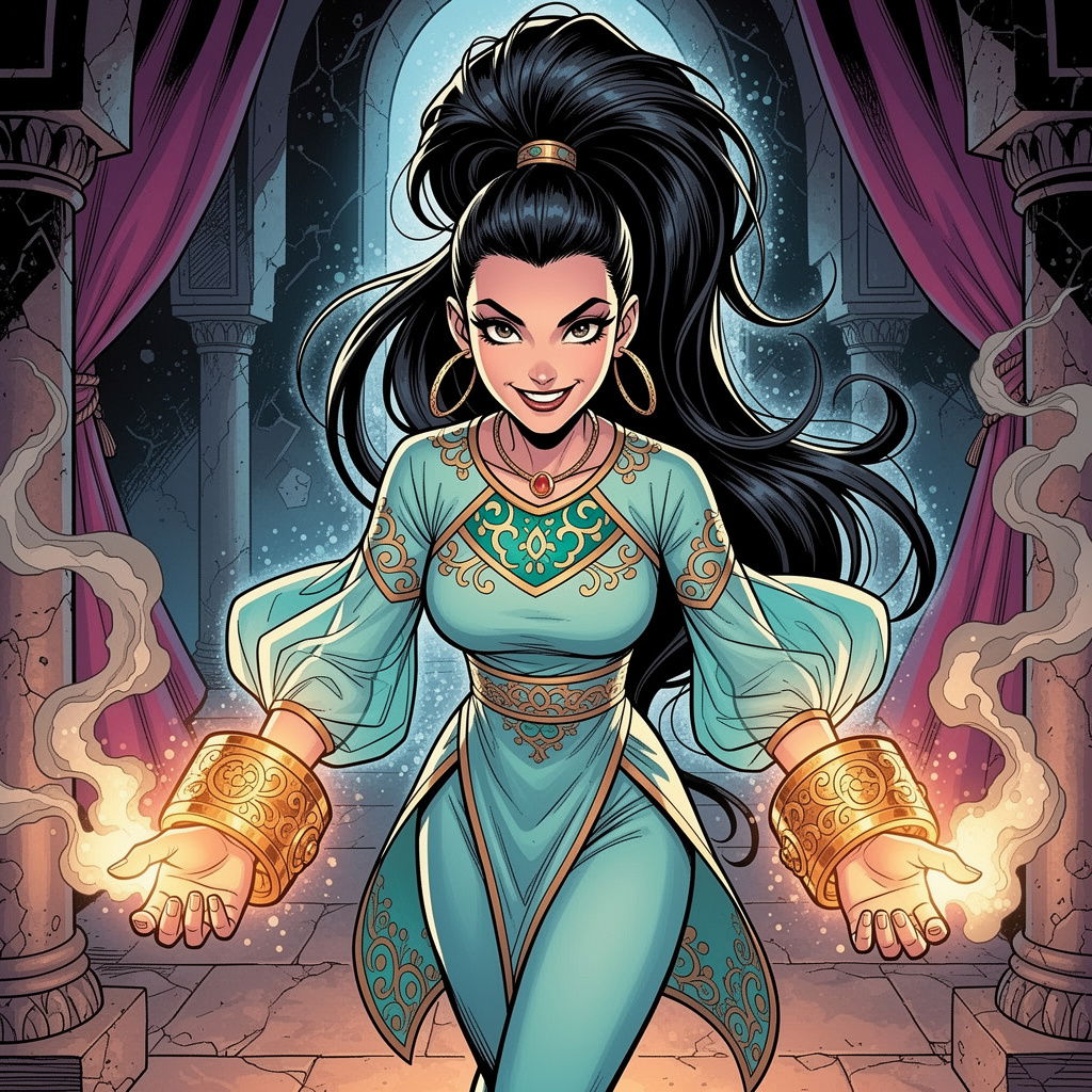 Cover art for Genie of the Lamp, a mr 2 thumbs scenario on AI Dungeon