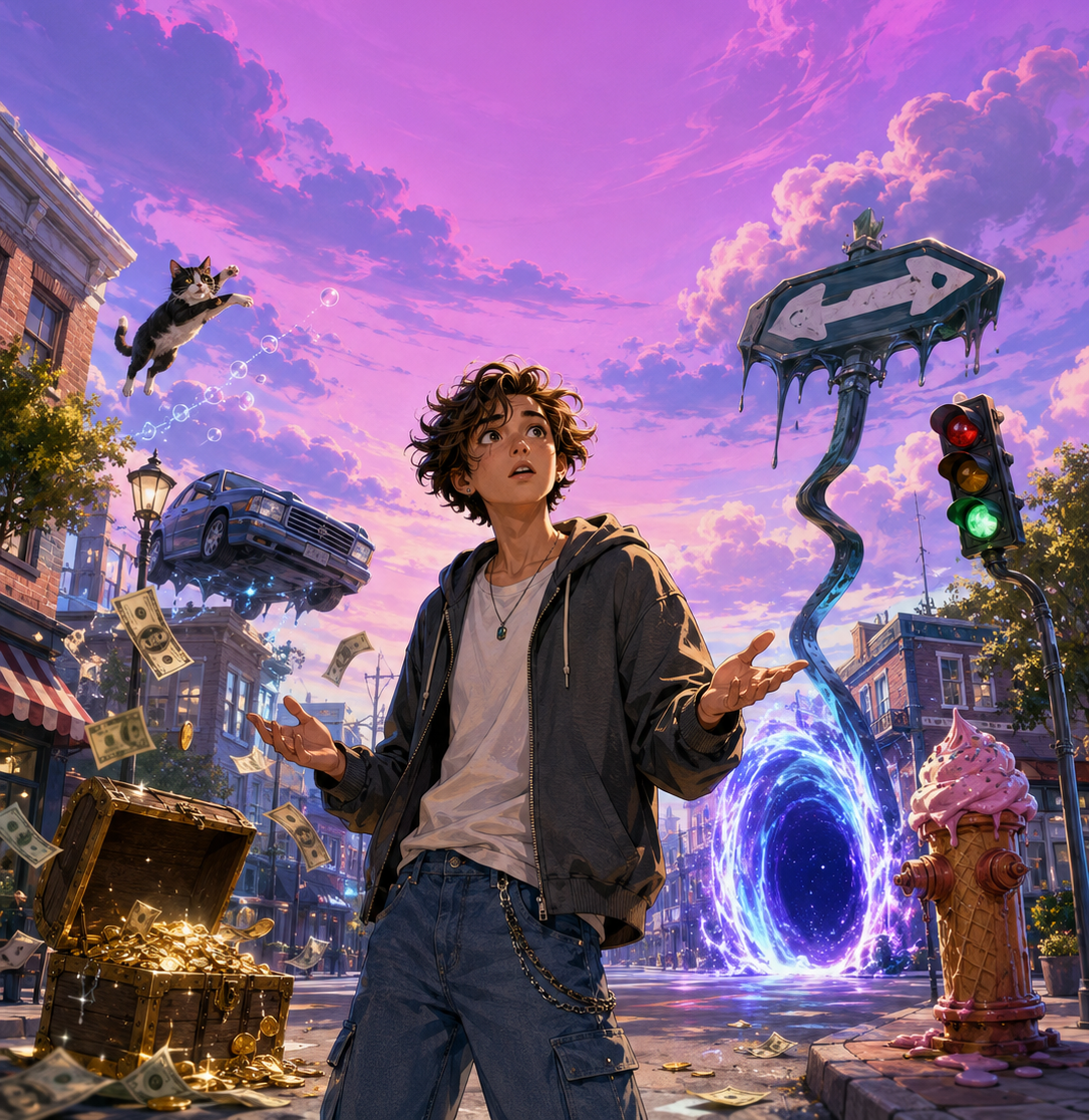 Cover art for Liar, Liar, a reality warp scenario on AI Dungeon