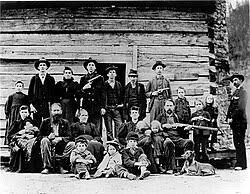 Cover art for The Hatfield-McCoy feud , a western scenario on AI Dungeon