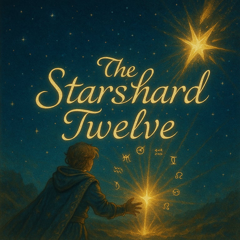 Cover art for The Starshard Twelve, a magic scenario on AI Dungeon