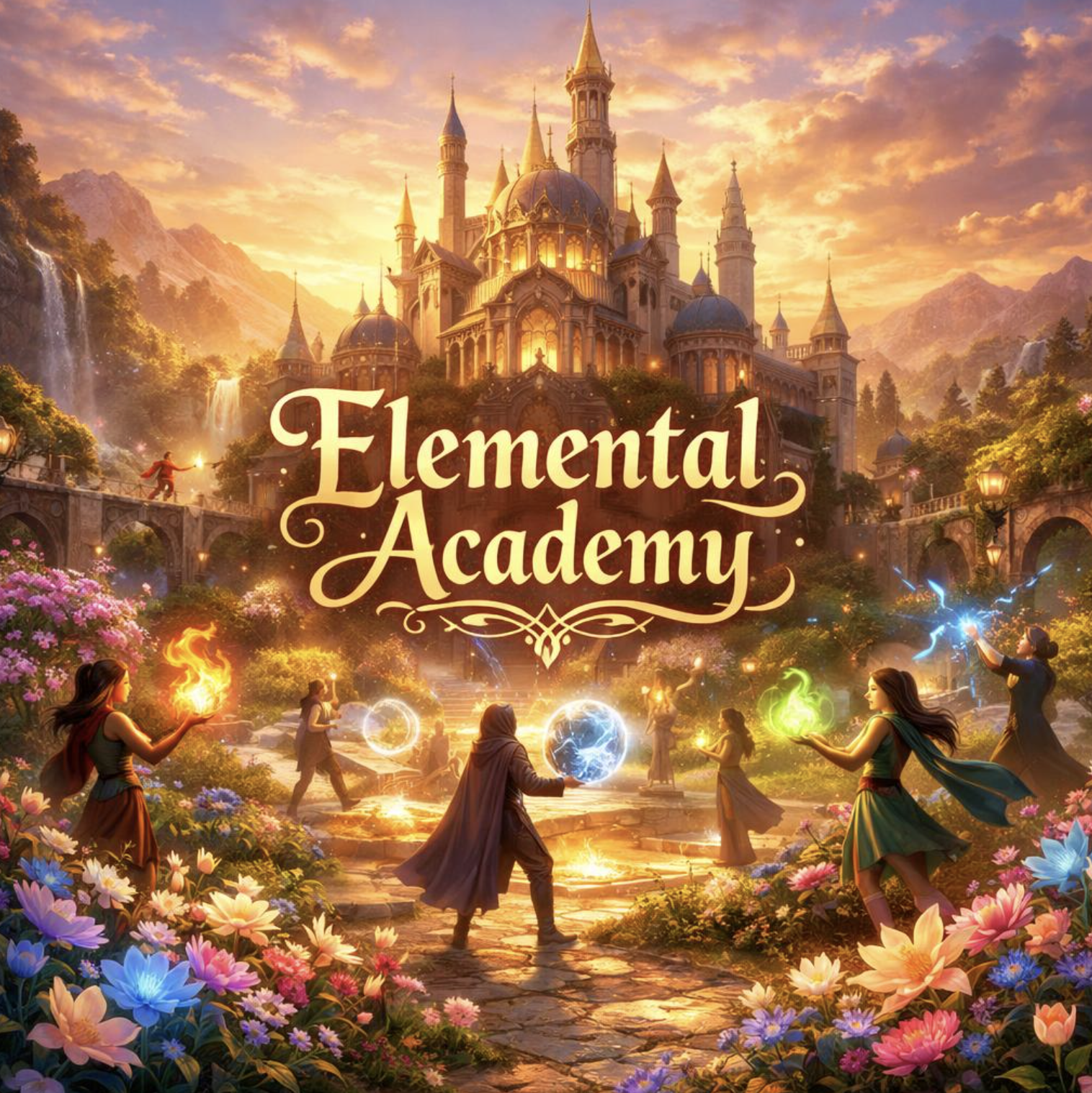 Cover art for Elemental Academy, a magic scenario on AI Dungeon