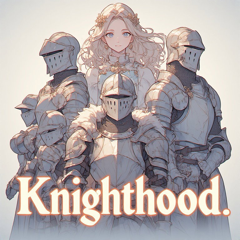 Cover art for Knighthood., a knights scenario on AI Dungeon
