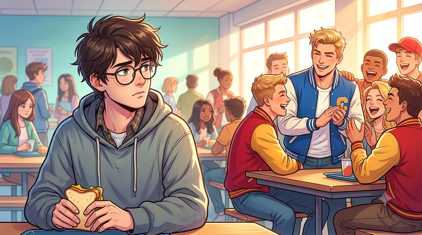 Cover art for Forbidden Jock Romance, a gay scenario on AI Dungeon