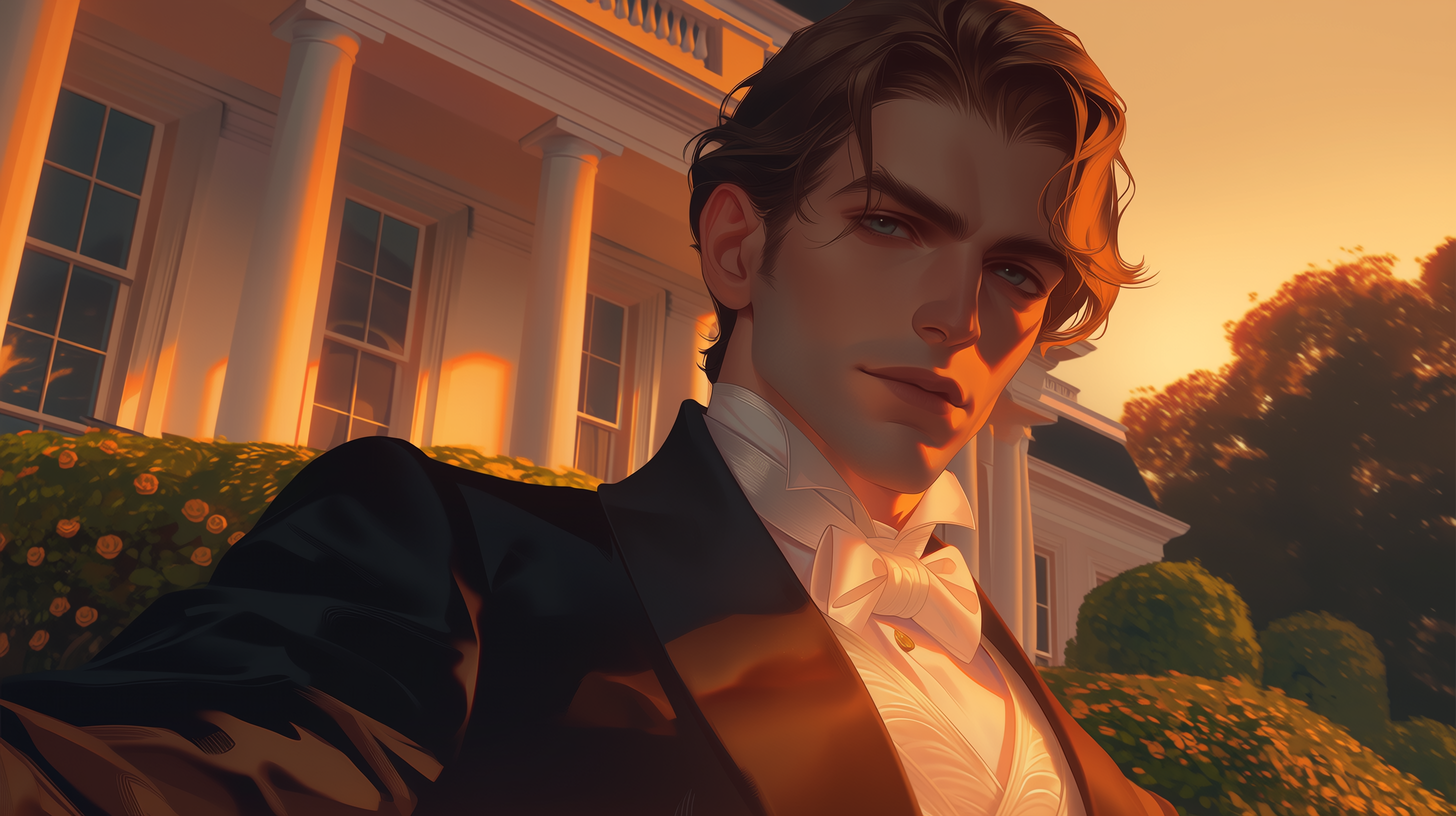 Cover art for A Thorned Arrangement, a romance scenario on AI Dungeon