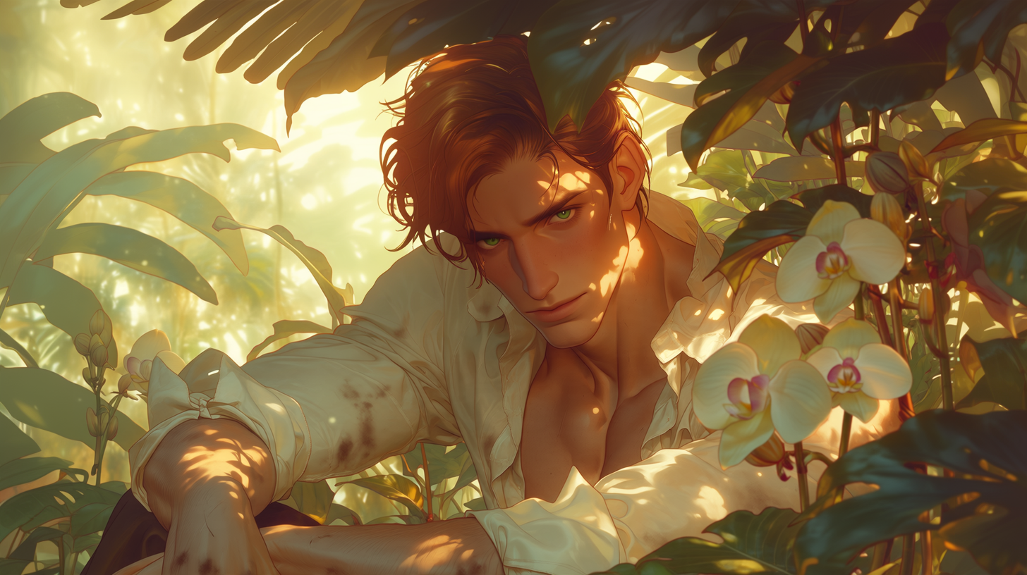 Cover art for A House on the River-Sea, a romance scenario on AI Dungeon