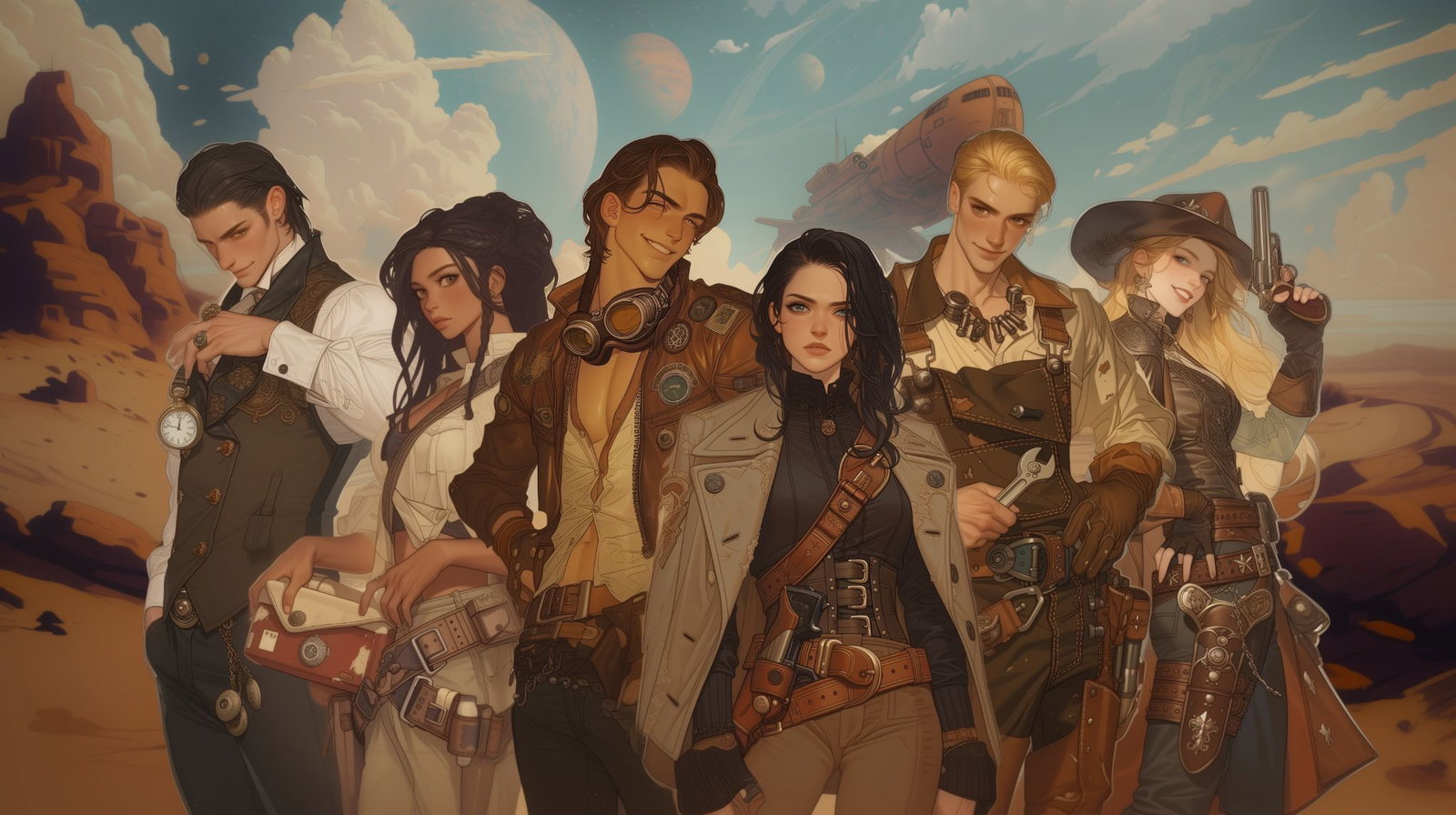 Cover art for The Rustwater Misfits, a western scenario on AI Dungeon