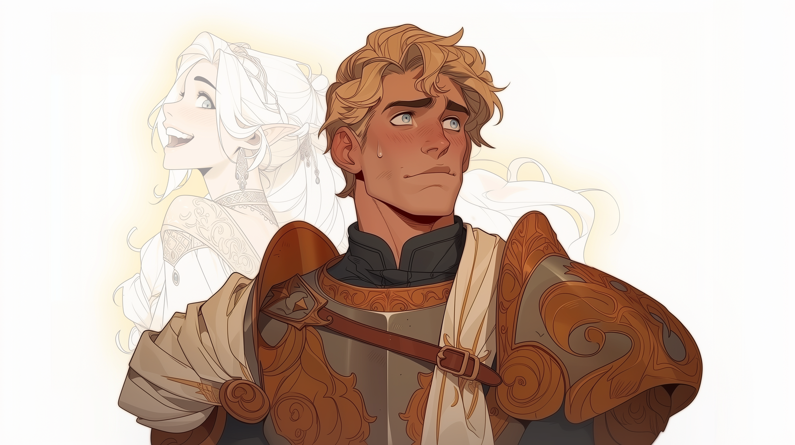 Cover art for Divine Intervention, a romance scenario on AI Dungeon