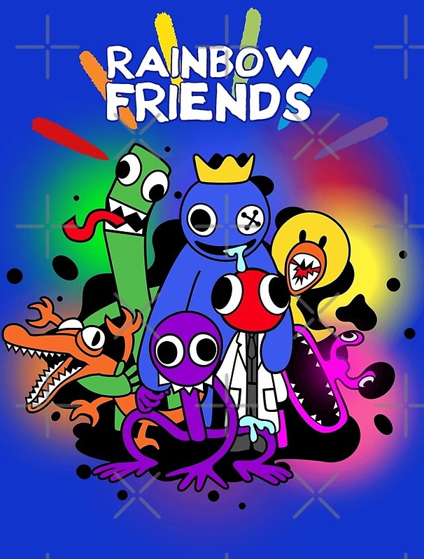 Cover art for Rainbow Friends, a monsters scenario on AI Dungeon