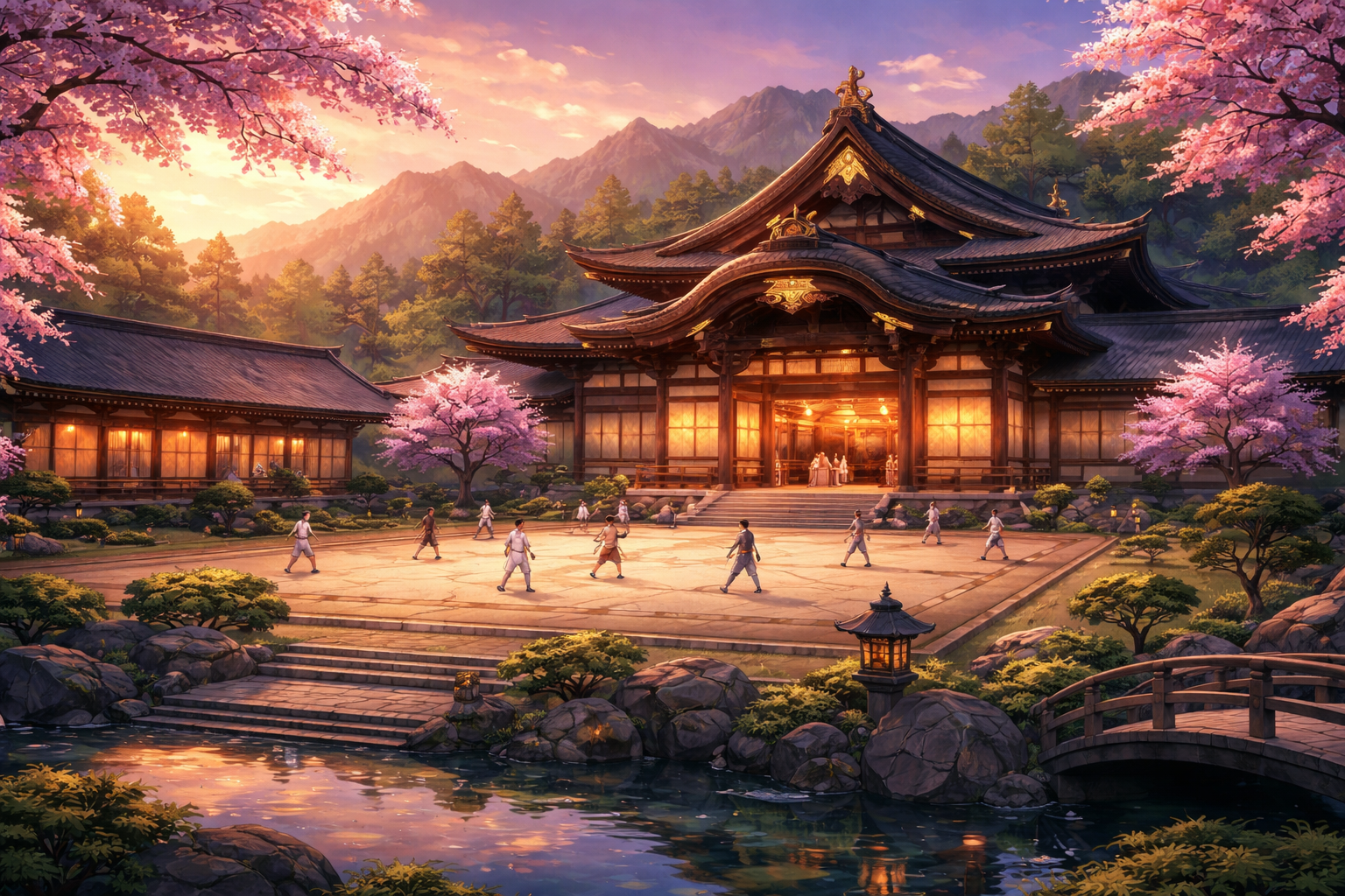 Cover art for Valkyra Dojo, a fantasy scenario on AI Dungeon
