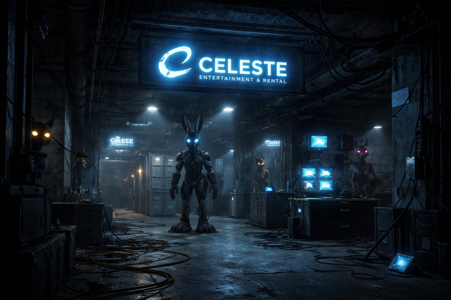Cover art for Celeste Entertainment & Rental, a fantasy scenario on AI Dungeon