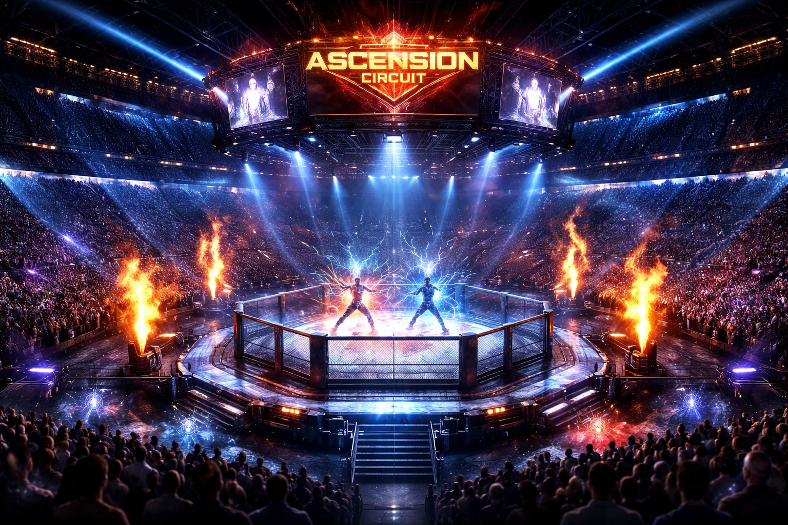 Cover art for ASCENSION CIRCUIT, an action scenario on AI Dungeon